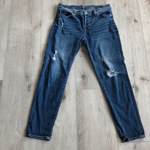 7 for all mankind ripped jeans